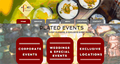 Desktop Screenshot of platedevents.com
