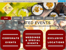 Tablet Screenshot of platedevents.com